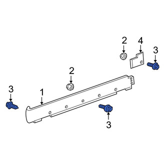 Ford OE - Rocker Panel Molding Screw