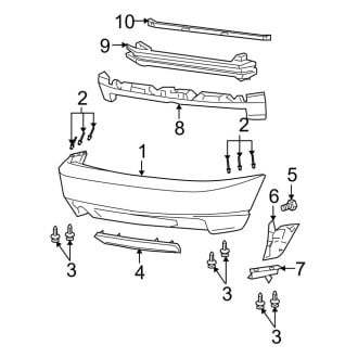2003 Ford Focus OEM Bumpers | Front & Rear — CARiD.com