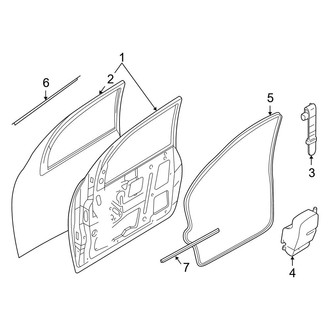 Ford OE - Front Door - Door & Components (SE / ZTS / ZTW)