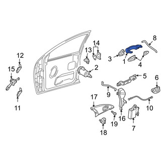 Ford OE - Rear Outer Exterior Door Handle