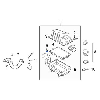 Ford OE - Engine Crankcase Breather Element