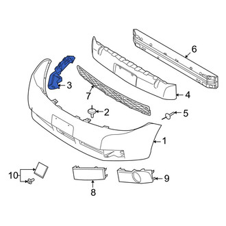 Ford OE - Front Right Bumper Cover Reinforcement