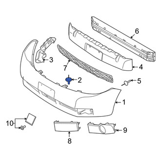 Ford OE - Front Bumper Cover Retainer