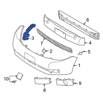 Ford OE - Front Left Bumper Cover Reinforcement