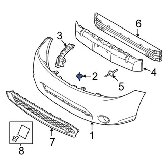 Ford OE - Front Bumper Cover Retainer
