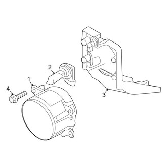 Ford OE - Front Lamps - Fog Lamps (Coupe)