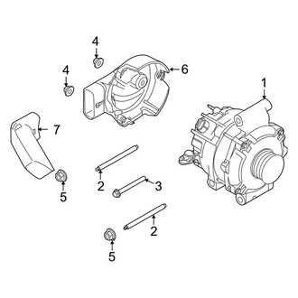 Ford OE - Electrical - Alternator (W/O PZEF Emissions), (S / SE / SEL / SES)