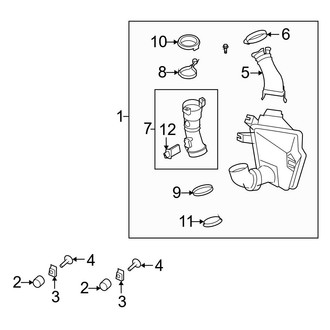 Ford OE - Engine / Transaxle - Air Intake (With PZEV Emissions)