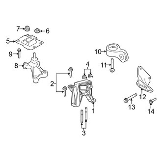 Ford OE - Engine / Transaxle - Engine & Transmission Mounting