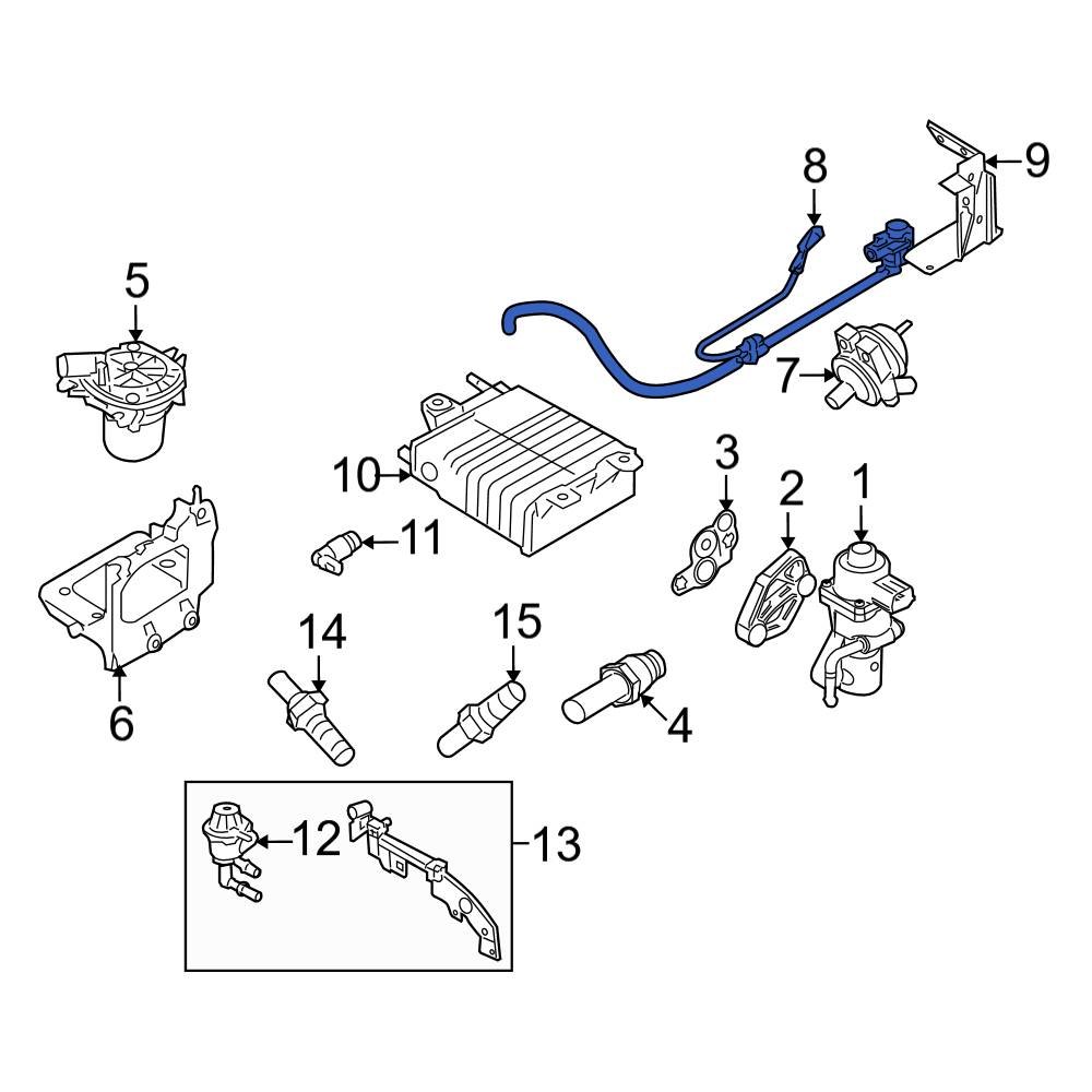 Ford OE 6L3Z9H465B Exhaust Gas Recirculation (EGR) Vacuum Delay Valve