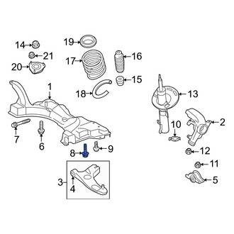 Ford OE - Front Suspension Control Arm Bolt