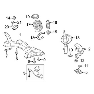 Ford OE - Rear Lower Rearward Suspension Control Arm