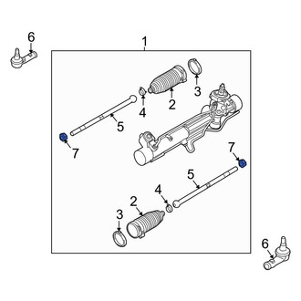 Ford OE - Steering Tie Rod Nut