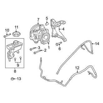 Ford OE - Steering Gear & Linkage - Pump & Hoses