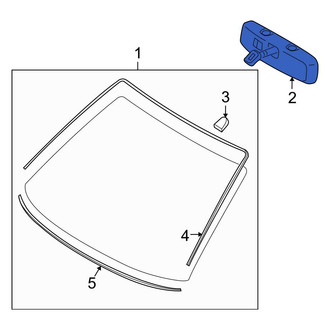 Ford OE - Front Interior Rear View Mirror