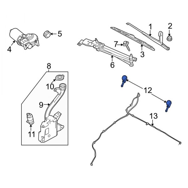 Windshield Washer Nozzle