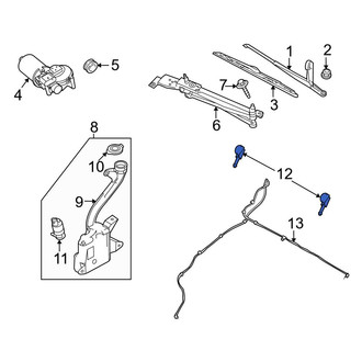 Ford OE - Front Windshield Washer Nozzle
