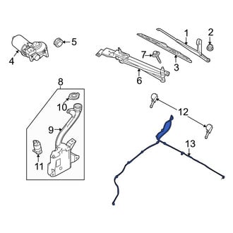 Ford OE - Front Windshield Washer Hose
