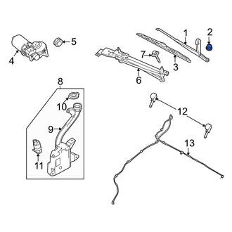 Ford OE - Wiper Arm Nut