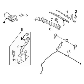 Ford OE - Windshield - Wiper & Washer Components