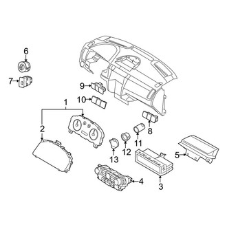 Ford OE - Instrument Panel - Cluster & Switches