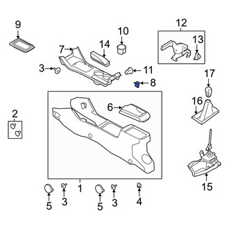Ford OE - Console Trim Panel Clip
