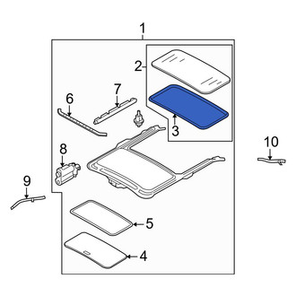 Ford OE - Sunroof Seal