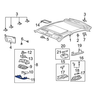 Ford OE - Map Light Lens