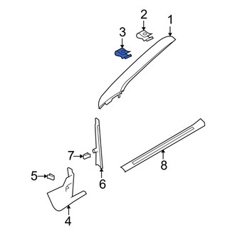 Ford OE - Body A-Pillar Trim Panel Clip