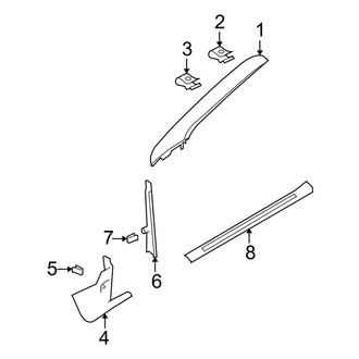 Ford OE - Pillars, Rocker & Floor - Interior Trim (Coupe)