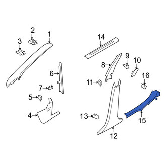 Ford OE - Front Left Door Sill Plate