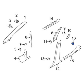 Ford Taurus Rocker Panel Replacement Ford Taurus Rocker Panel Hardware - Clips, Brackets | CARiD