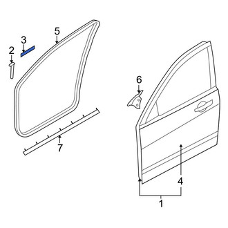 Ford OE - Front Door Plug