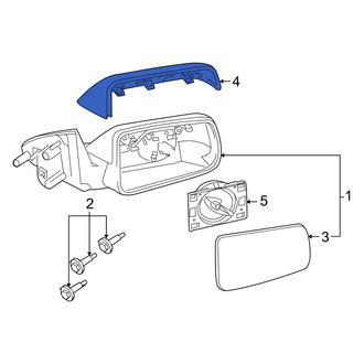 Ford OE - Front Left Door Mirror Cover