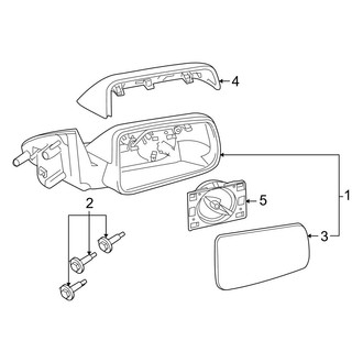 Ford OE - Door - Outside Mirrors (Coupe)