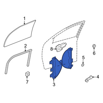 Ford OE - Front Right Window Regulator