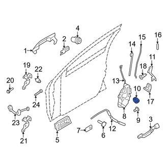 Ford OE - Door Latch Clip