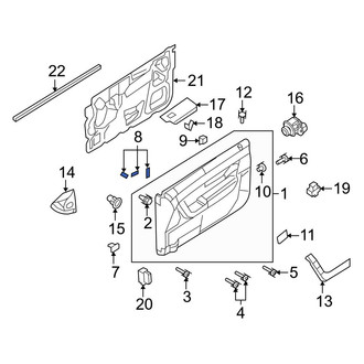 Ford OE - Door Interior Trim Panel Nut