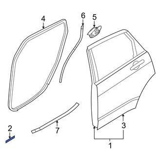 Ford OE - Rear Door Plug