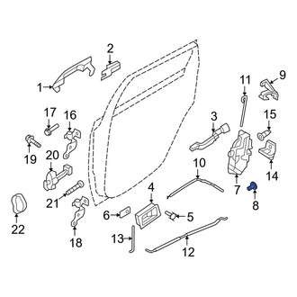 Ford OE - Front Door Latch Bolt