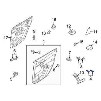 Ford OE - Door Interior Trim Panel Screw
