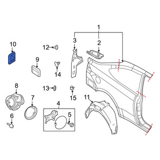 Ford OE - Rear Quarter Panel Vent