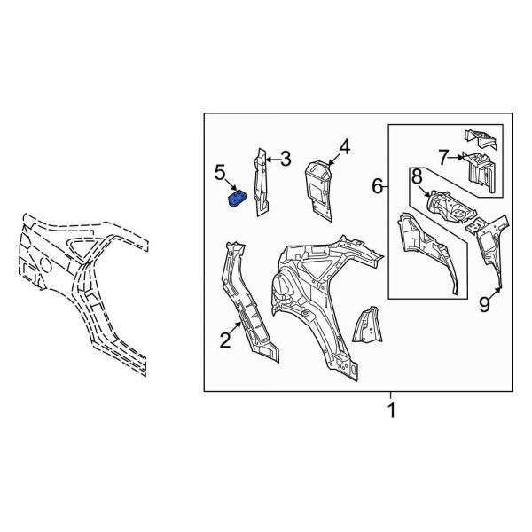 Rear Body Reinforcement Plate