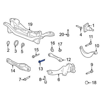 Ford OE - Suspension Stabilizer Bar Link Bolt