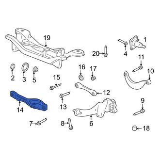 Ford OE - Rear Lower Rearward Suspension Control Arm