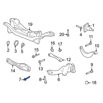Ford OE - Suspension Stabilizer Bar Link Bolt