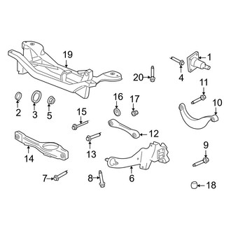 Ford OE - Rear Suspension - Suspension Components (S / SE / SEL / SES)