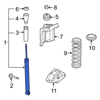 Ford OE - Rear Suspension Shock Absorber