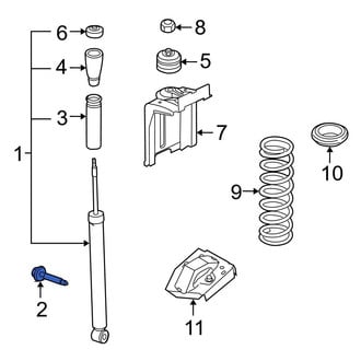 Ford OE - Suspension Shock Absorber Bolt