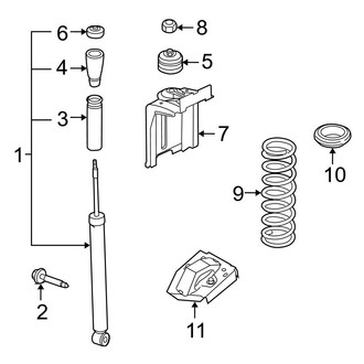 Ford OE - Rear Suspension - Shocks & Components